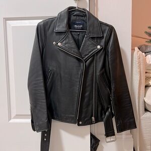 Madewell Ultimate Leather Motorcycle Jacket